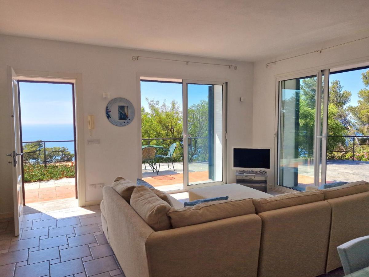 Appartamento In Villa Mimosa Cervo Ngoại thất bức ảnh